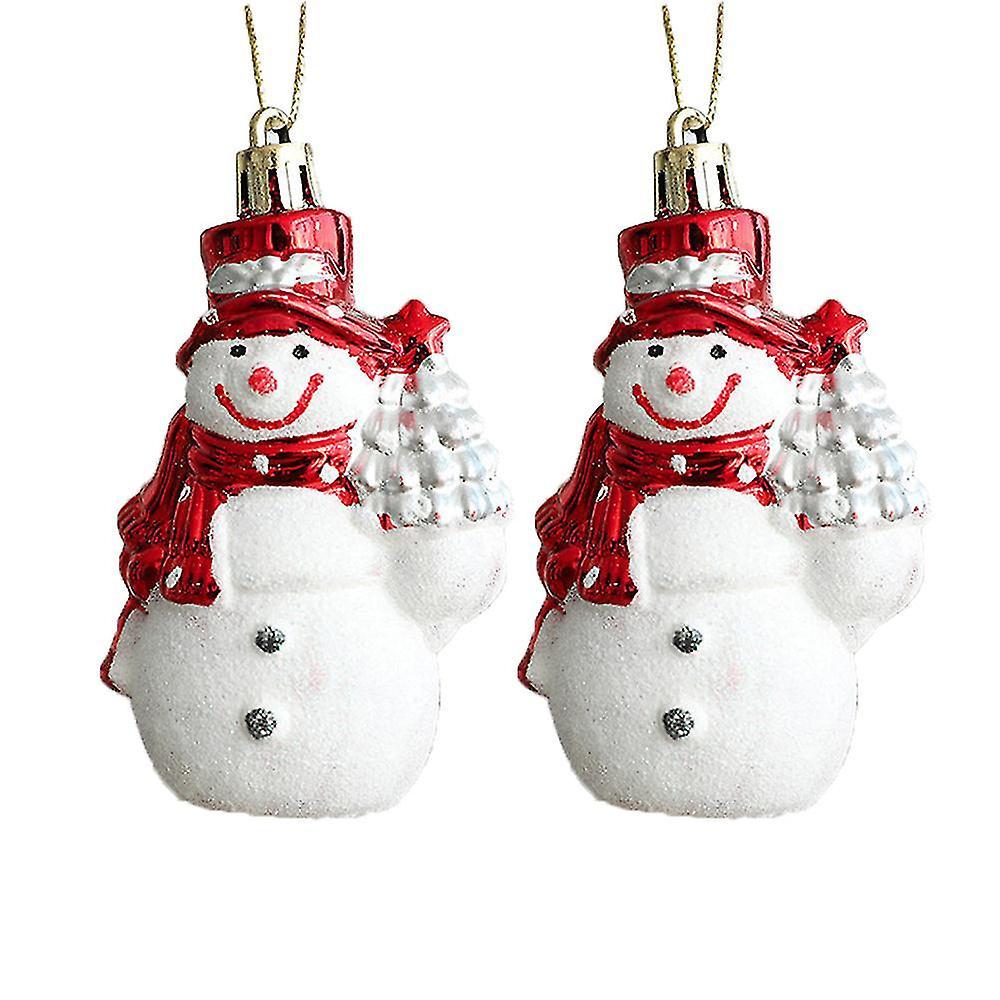 2pcs nhựa Giáng sinh trang trí cây thông Noel trang trí