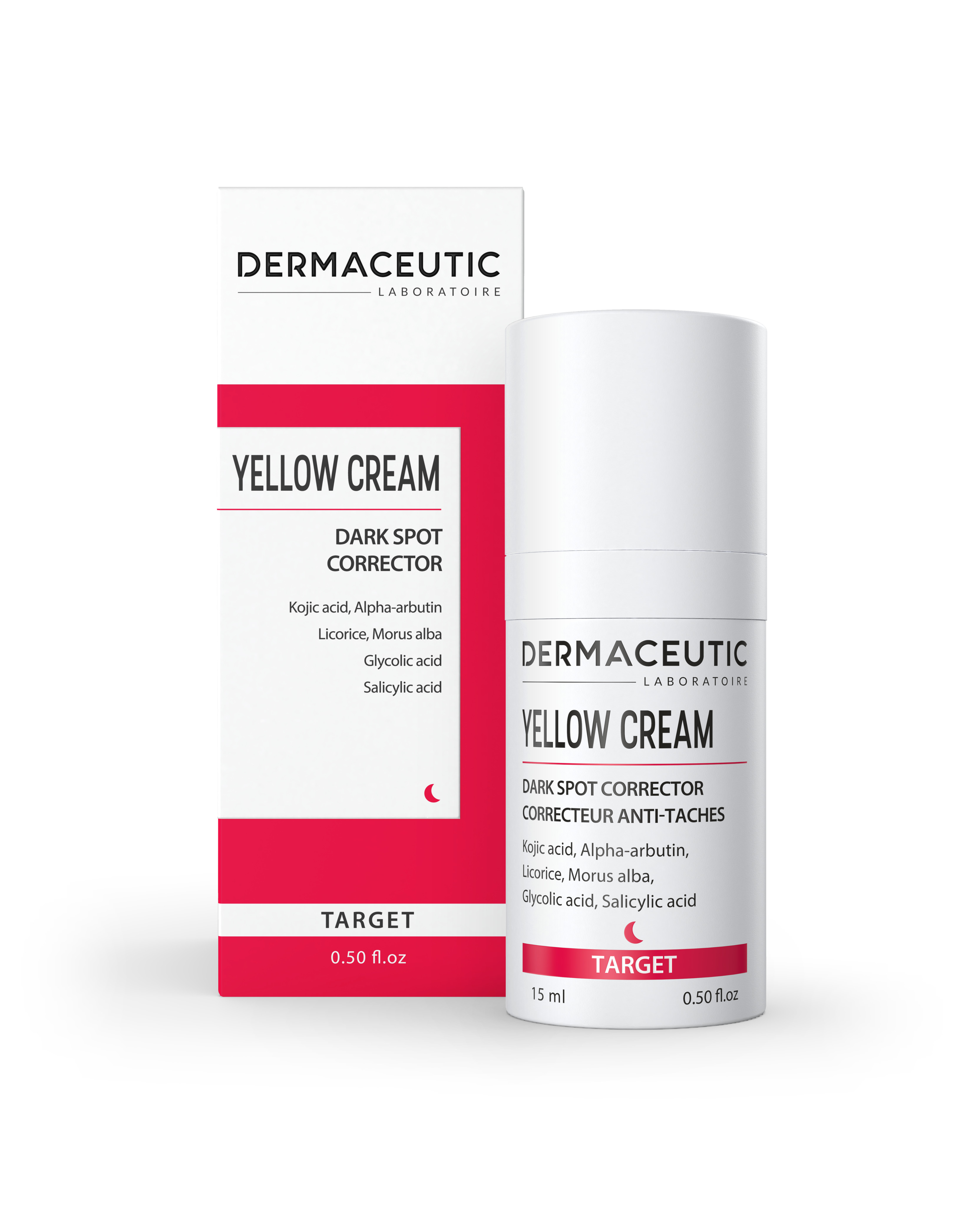 Kem giúp làm mờ đốm nâu, nám điểm Dermaceutic Pháp - Yellow Cream