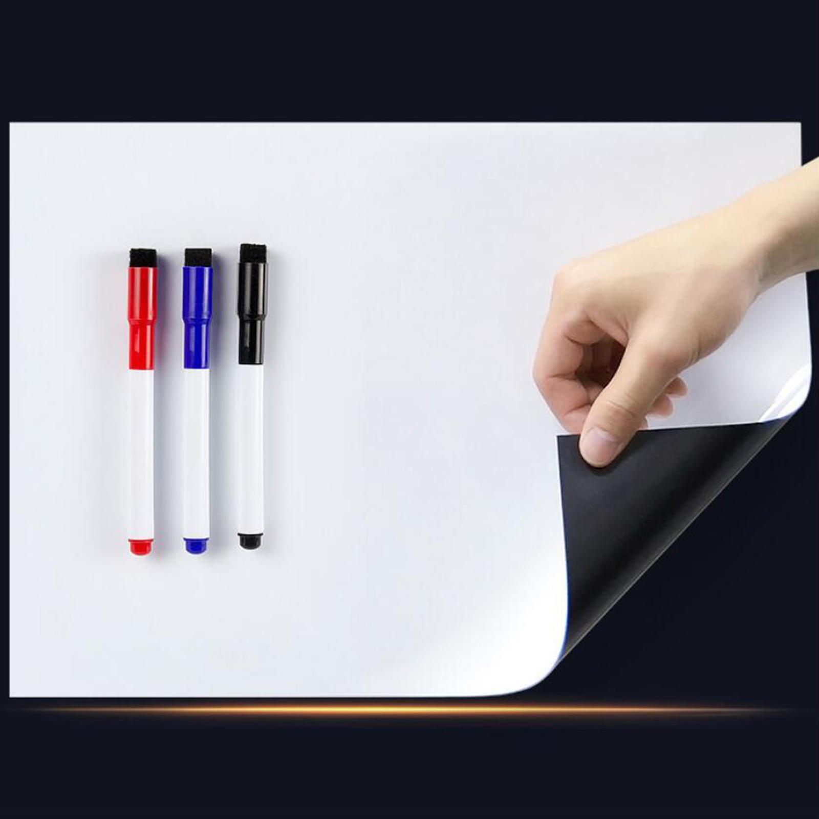 2 Set A3 Soft Whiteboard Self-Adhesive Fridge Whiteboard