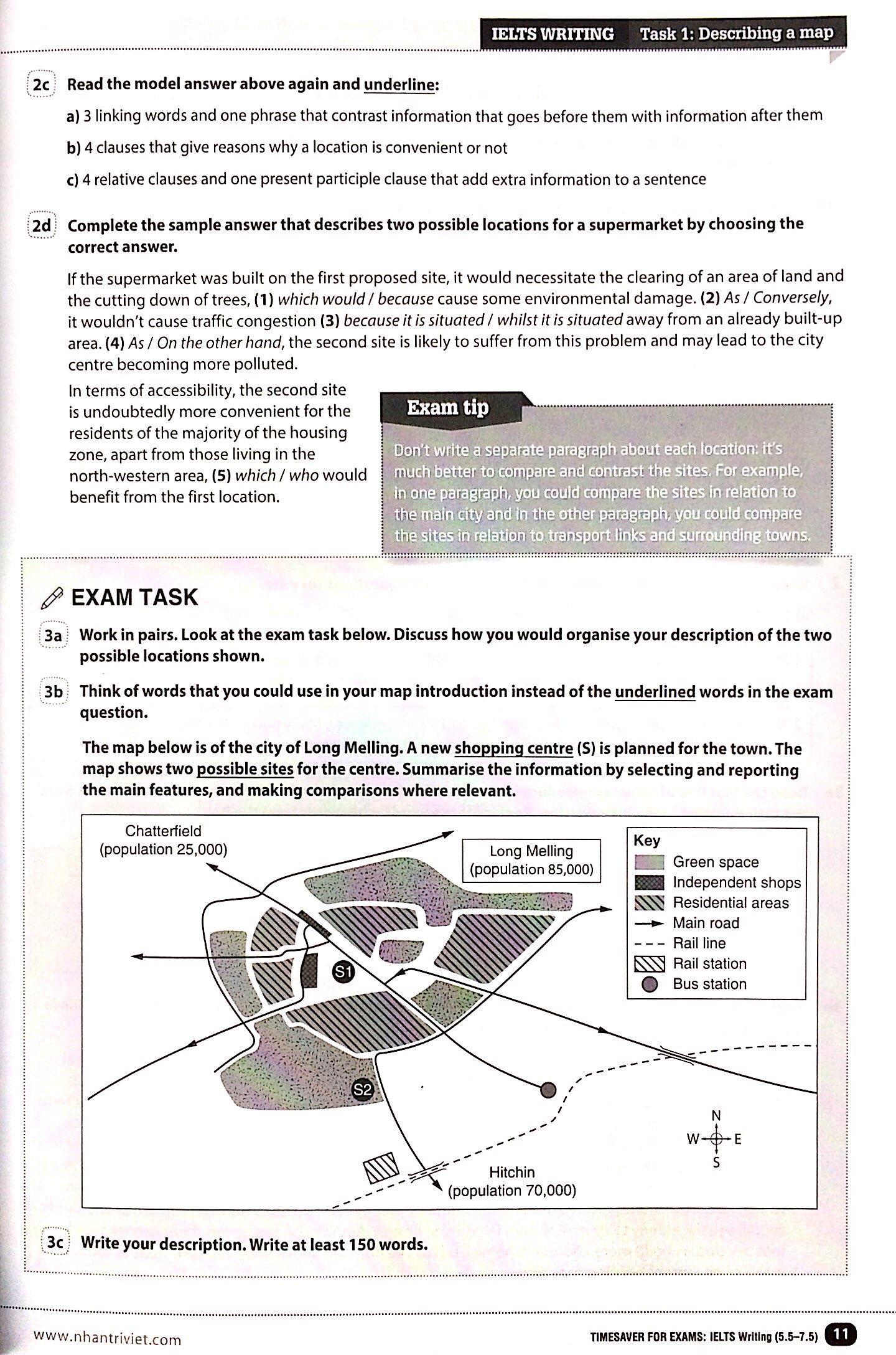 Sách Timesaver For Exams - IELTS Writing 5.5 - 7.5