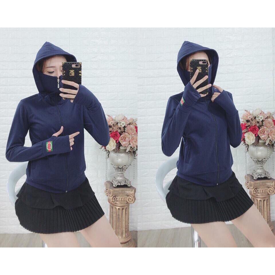 Áo khoác chống nắng nữ tay sỏ ngón CX01-Tím