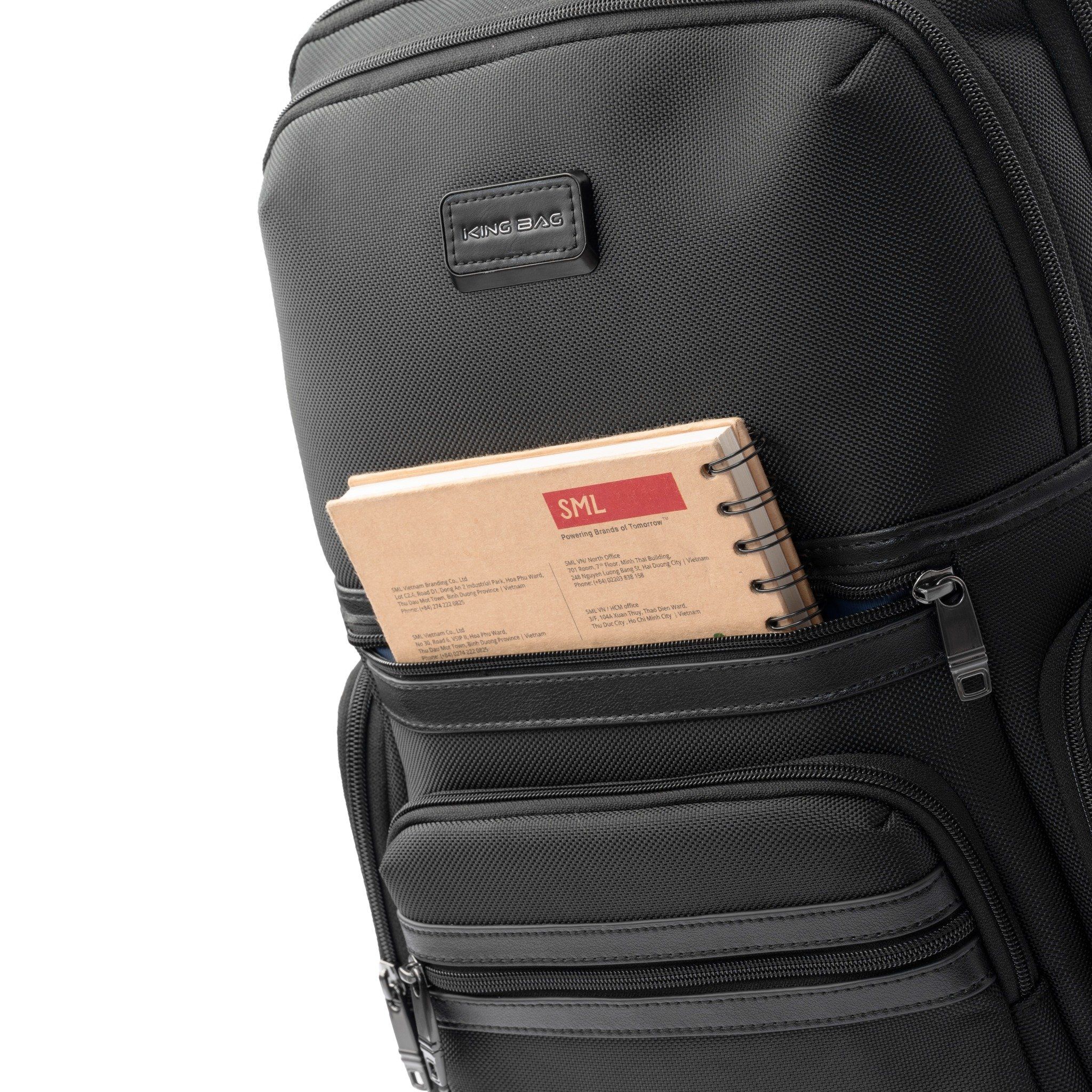Balo Laptop 15.6 inch KINGBAG LECCE PREMIUM - Hàng Chính Hãng