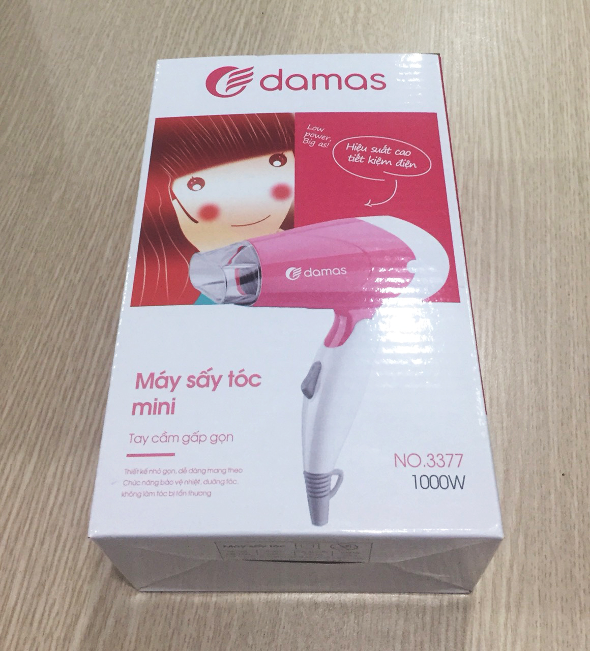 Máy Sấy Tóc Cao Cấp Chuẩn Salon Damas HD77