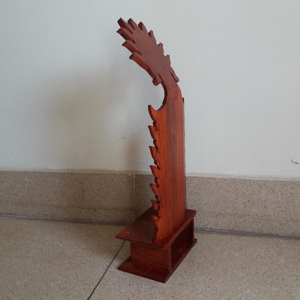 Đồ thờ -bài vị gỗ hương kích thước cao 45cmx18cmx11cm