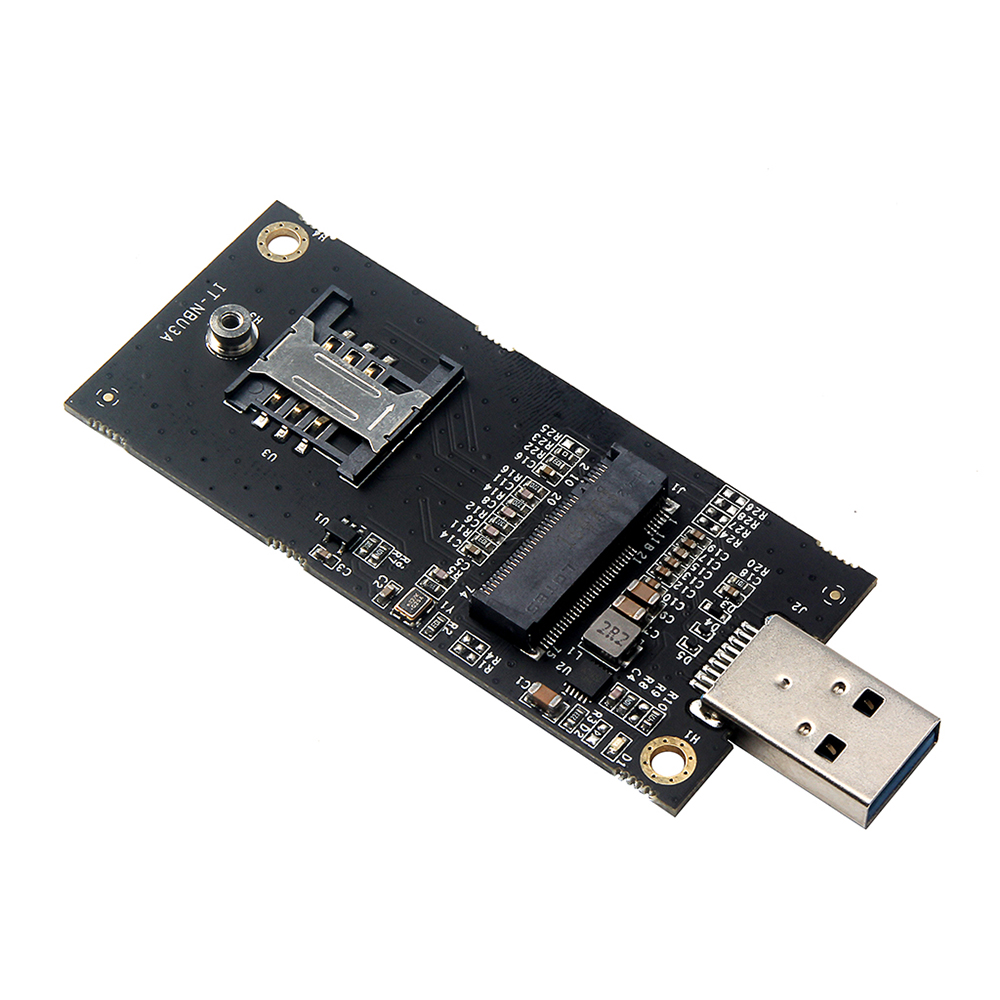 Thẻ chuyển đổi M.2 NGFF sang USB3.0 KEY B sang USB3.0 Bảng phát triển mô-đun với Khe cắm thẻ SIM cho PC