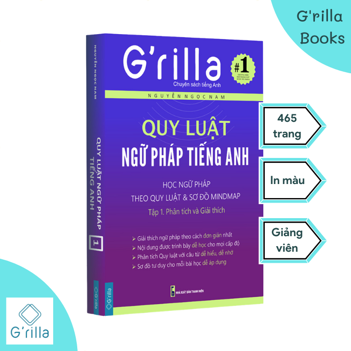 Sách Quy luật ngữ pháp tiếng Anh Tập 1. Phân tích & Giải thích