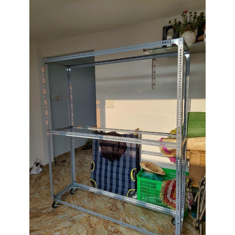 Kệ trồng rau v lỗ ,khung kệ trồng rau,kệ trồng rau sạch,khung kệ đa năng,kệ sắt v lô trồng rau