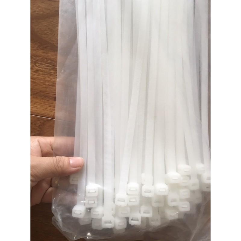 Túi 100 sợi dây rút nhựa 35cm bản to dày, chắc chắn