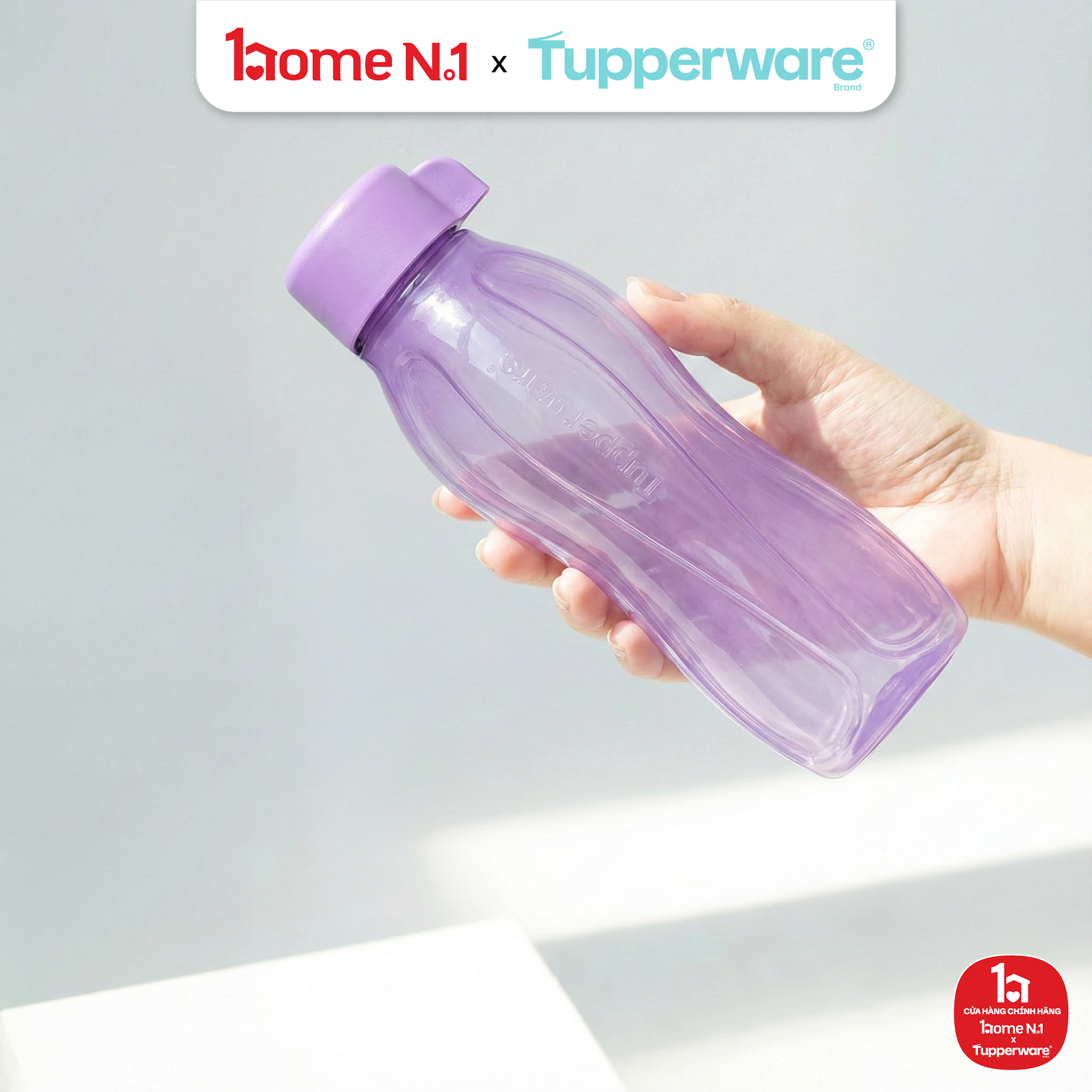 Bình nước nắp vặn Eco Bottle gen I Tupperware 310ml - chính hãng - bảo hành trọn đời
