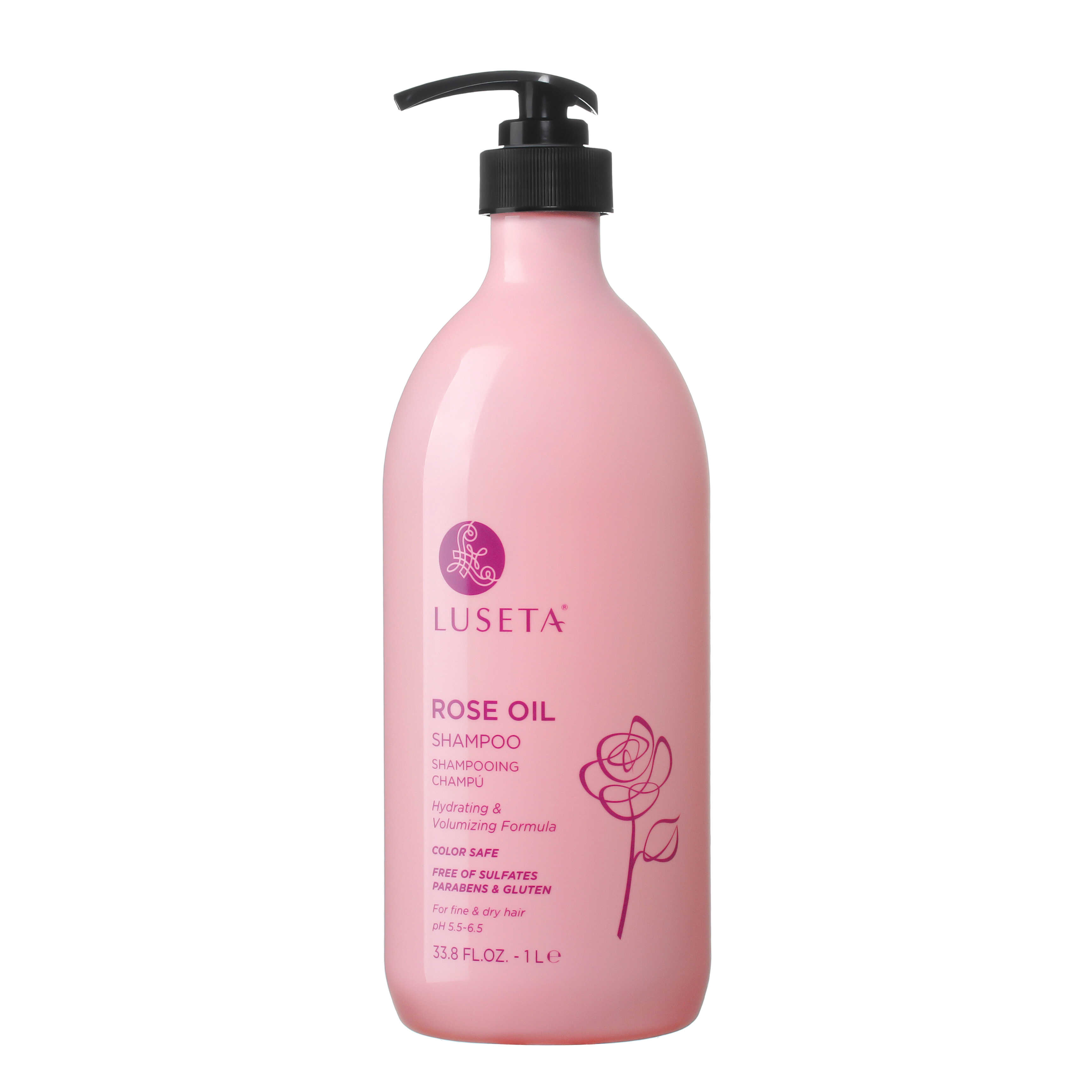 Dầu gội và dầu xả LUSETA Rose Oi 1000ml