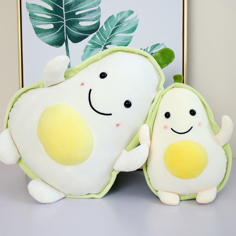 Gấu bông gối ôm quả bơ trứng 034 siêu cute