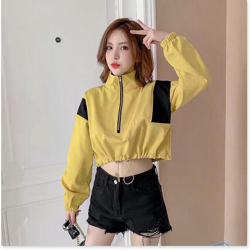 Áo khoác dù nữ dây rút lai cực HOT