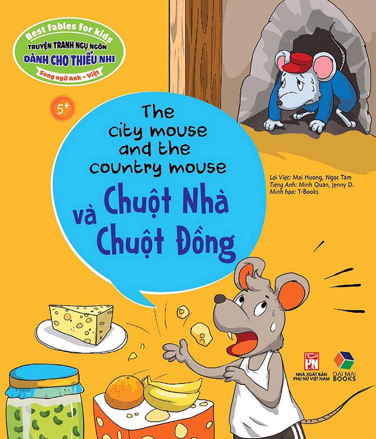 Sách Truyện Tranh Ngụ Ngôn Dành Cho Thiếu Nhi - Chuột Nhà Và Chuột Đồng