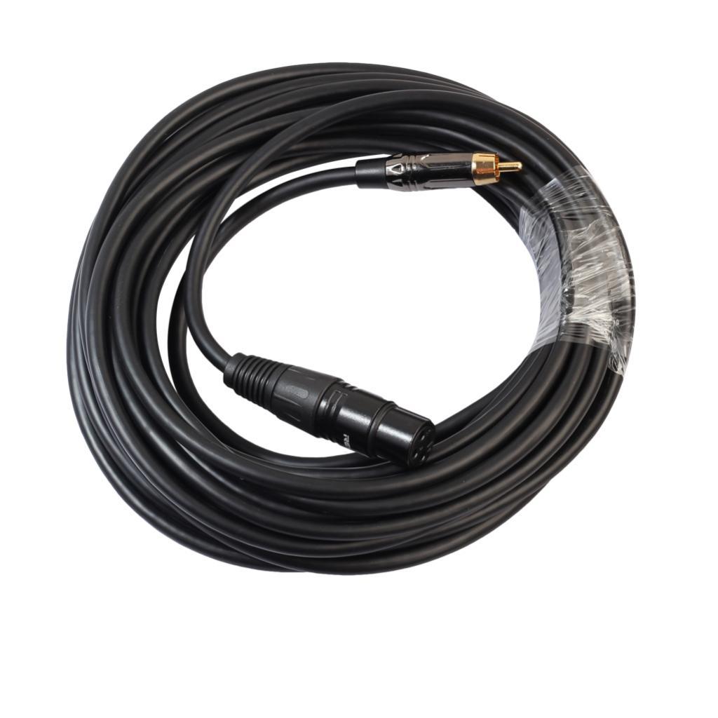 RCA Male to XLR Female Audio Cable Microphone Adapter Wire