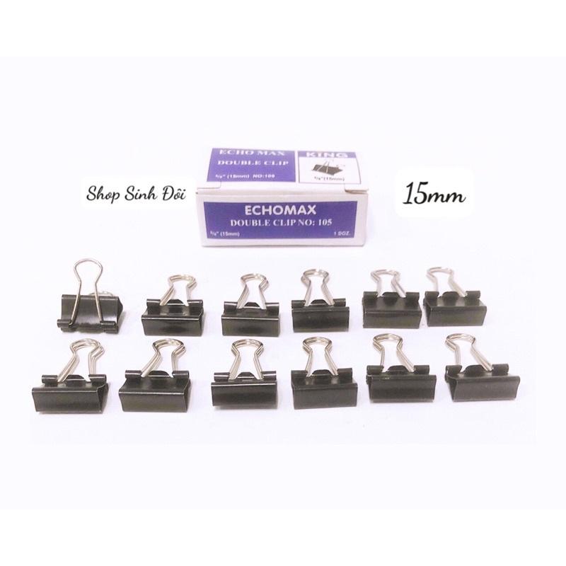 kẹp bướm 15mm - hộp 12 cái