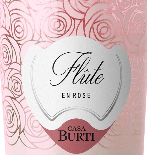 Rượu Vang nổ Ý Casa Burti Flute En Rosé