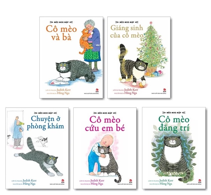 Mèo Mog Mập : Cô Mèo Cứu Em Bé - Cô Mèo và Bà - Cô Mèo Đãng Trí - Chuyện Ở Phòng Khám - Giáng Sinh Của Cô Mèo (Trọn bộ 5 quyển)