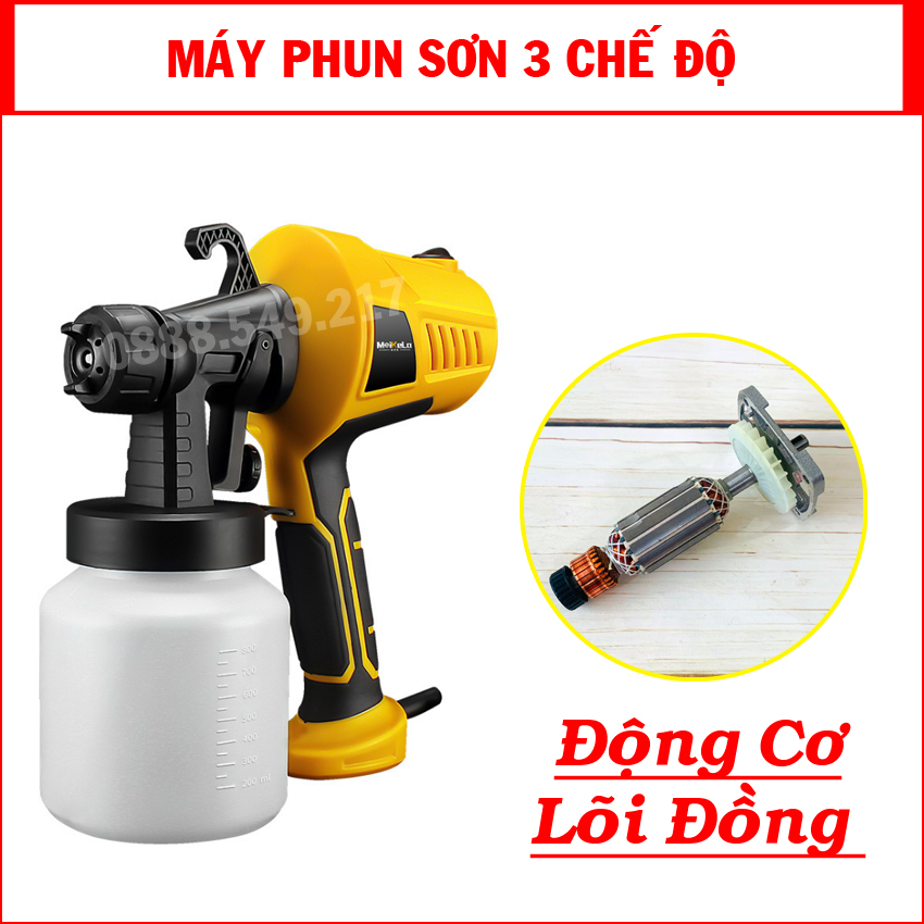 Máy Phun Sơn Cầm Tay Công Suất Lớn Cao Cấp