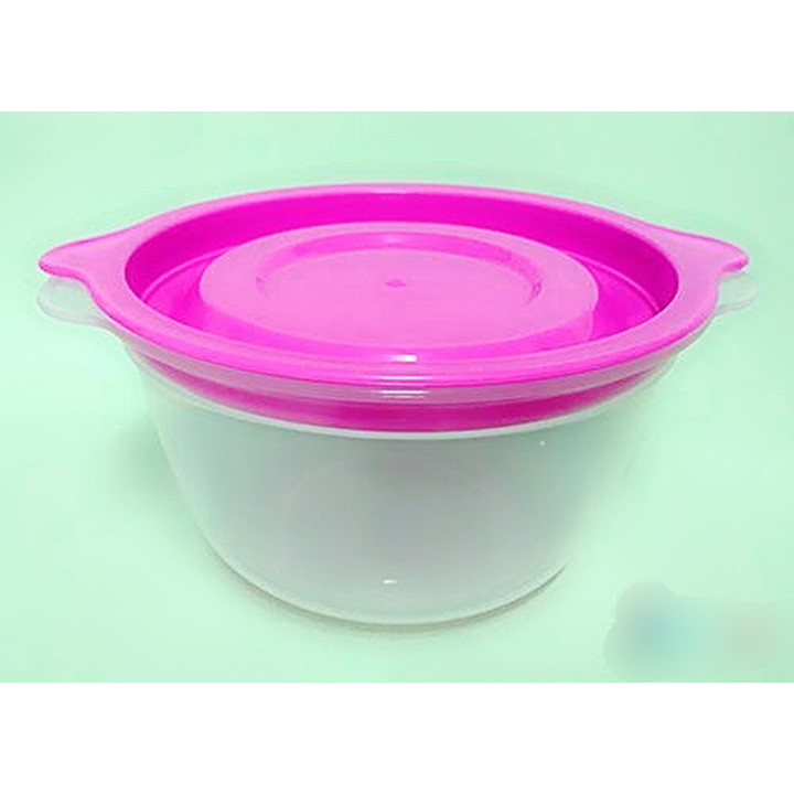 Hộp nhựa tròn nắp mở tiện lợi 500ml