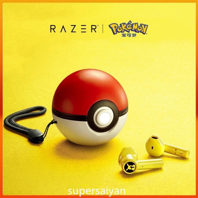 Tai Nghe Bluetooth Không Dây TWS Hình Pikachu Razer Pokemon