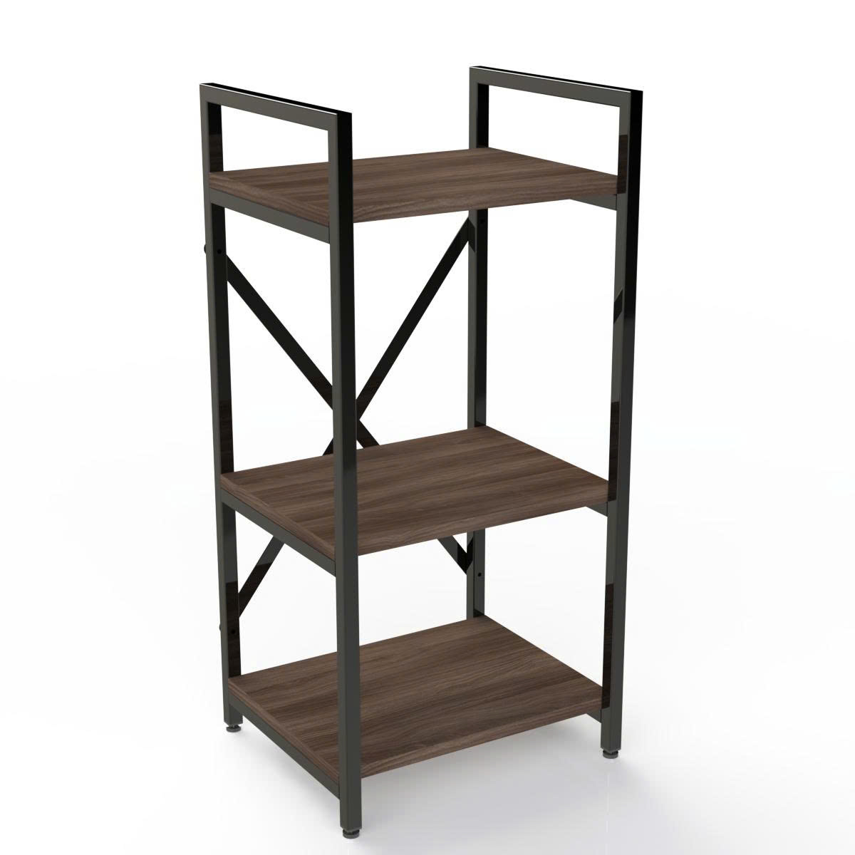 Kệ Đa Năng 3/5 Tầng Khung Sắt Mặt Gỗ Chắc Chắn Dễ Dàng Lắp Ráp Dùng Cho Nhà Bếp, Sắp Xếp Nhà Cửa, Decor