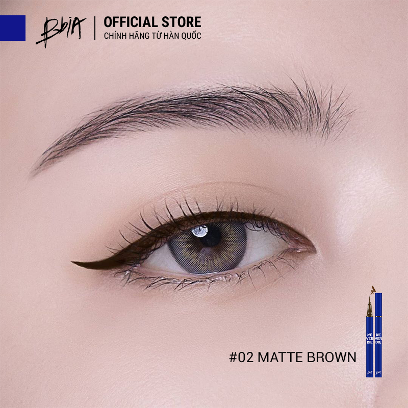 Kẻ mắt Never Die Brush Eyeliner 0.4g ( 2 màu)