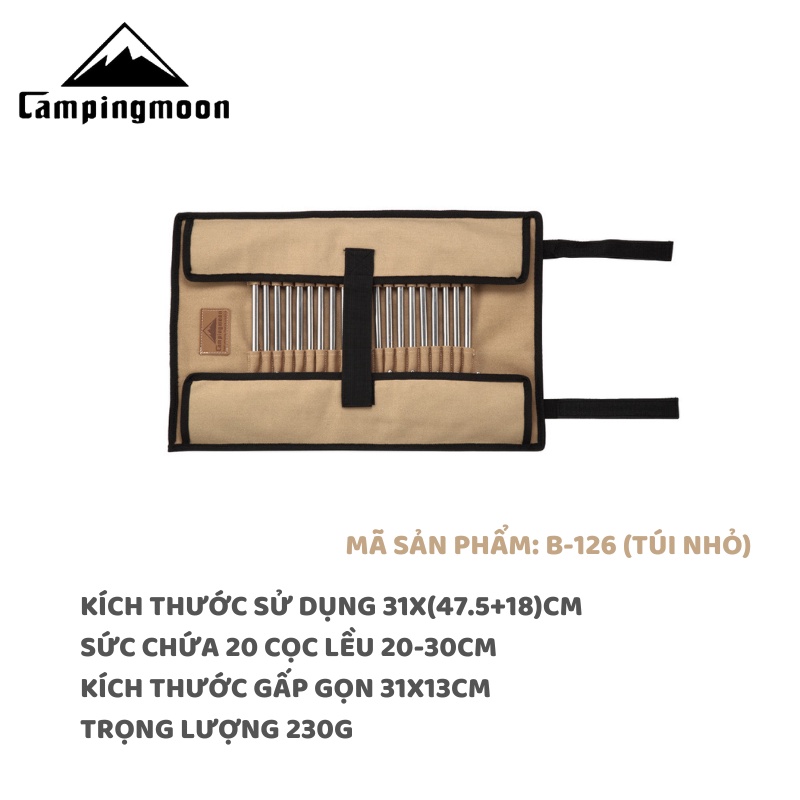 Túi đựng cọc lều Campingmoon B-126/B-135