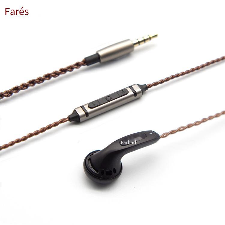 Phong cách mới nhất FAAEAL Zhensheng dòng điện thoại di động điều khiển tai nghe nút tai HIFI MX500 tai nghe đầu phẳng tai nghe loa siêu trầm có dây