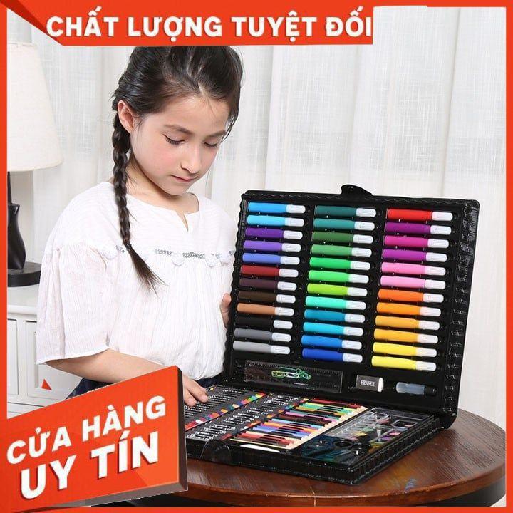 Bộ hộp màu 150 chi tiết cho bé tô vẽ thỏa thích (ảnh thật)