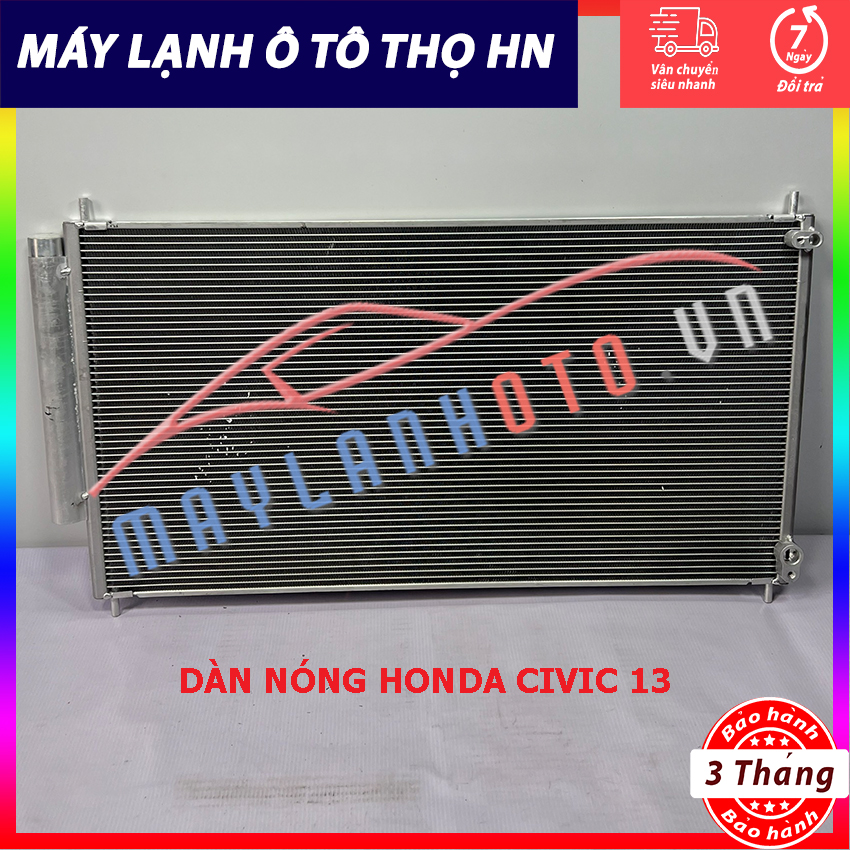 Dàn (giàn) nóng Honda Civic đời 2013 Hàng xịn Thái Lan (hàng chính hãng nhập khẩu trực tiếp)