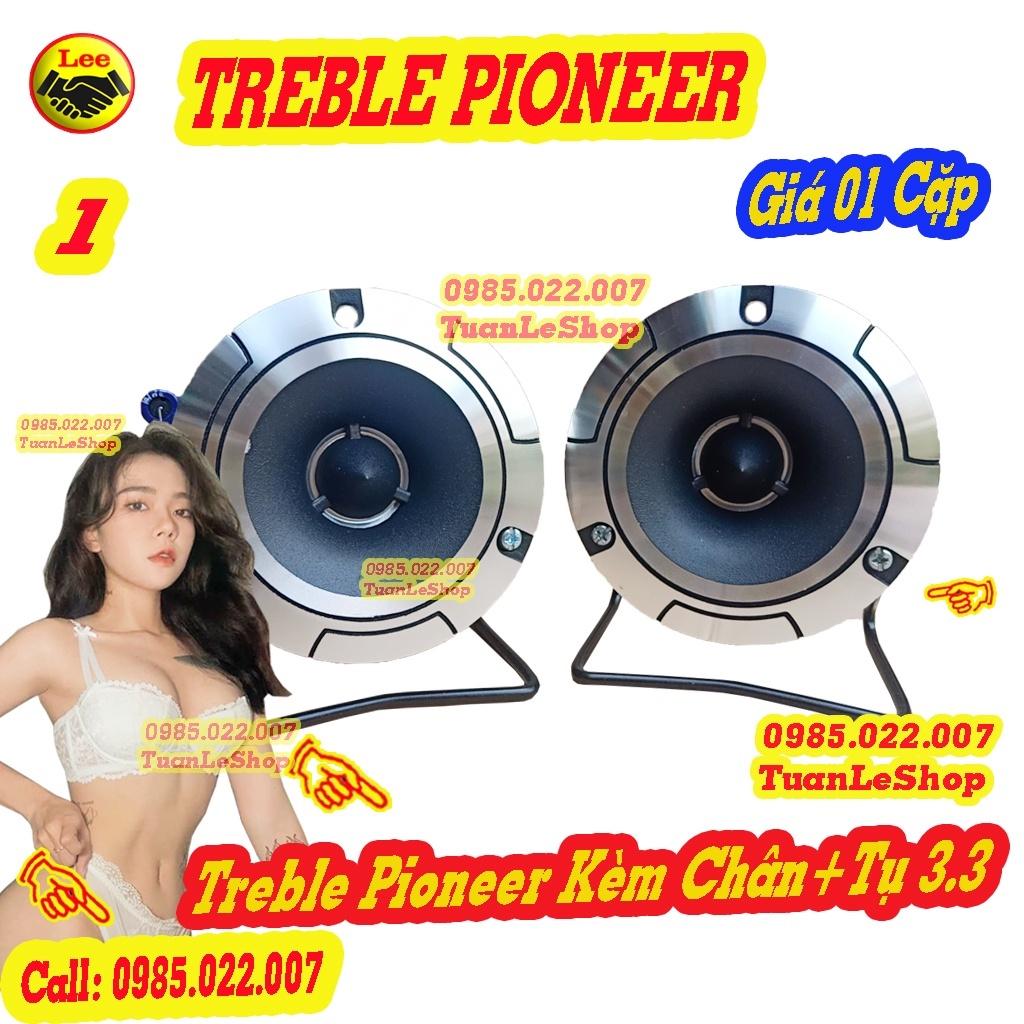 HAI CỦ LOA TREBLE PIO NEEER MÀNG NANO KÈM TỤ 3.3MF Kem Chân
