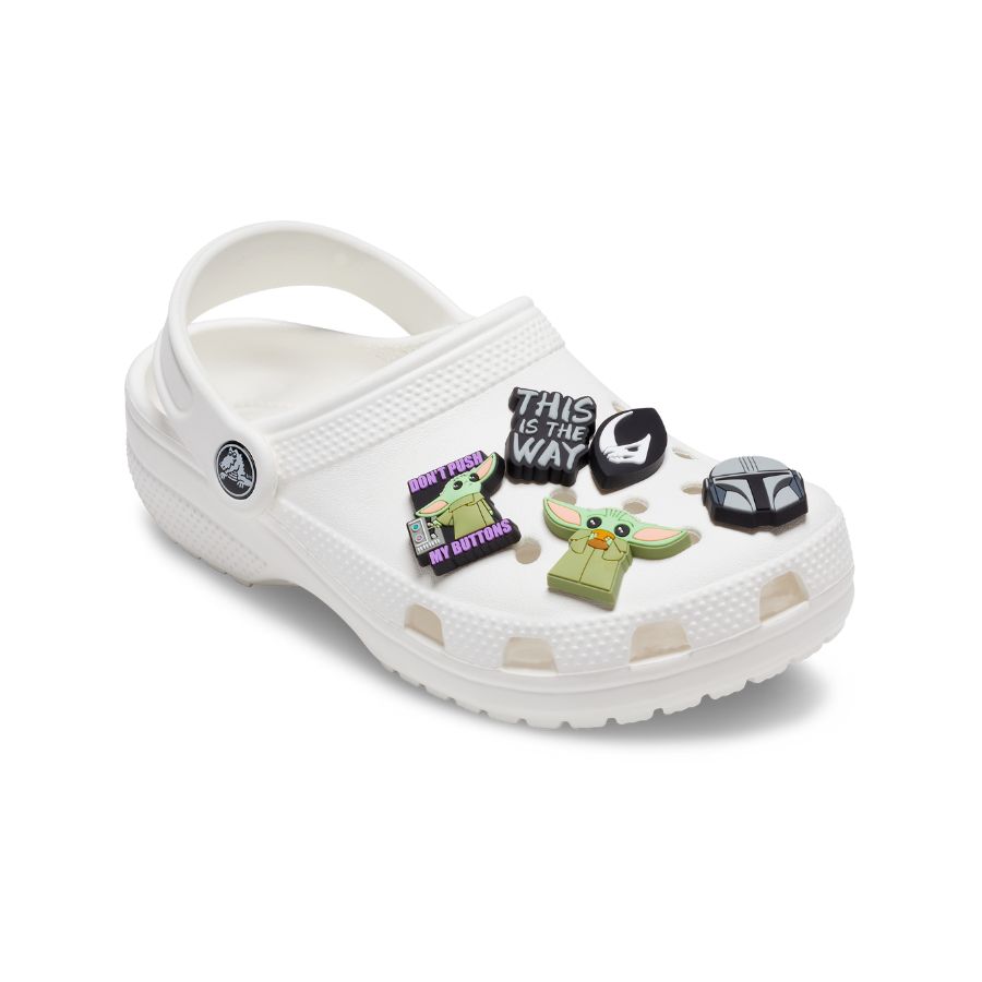 Sticker nhựa jibbitz unisex Crocs Disneys The Mandalorian