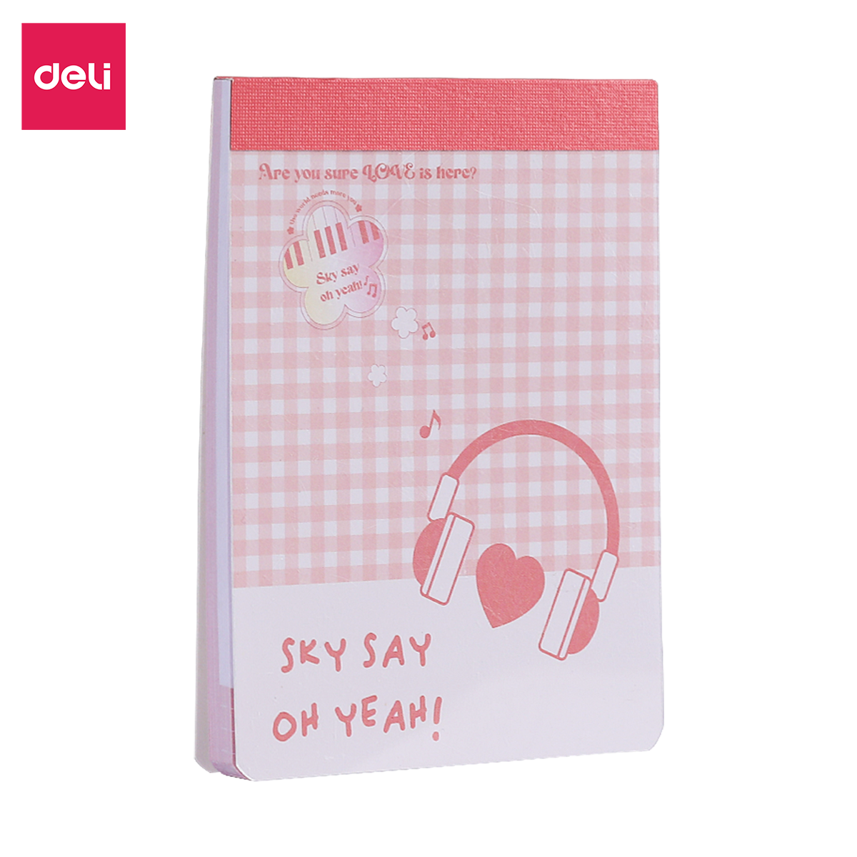 Giấy Note Notepad Sổ Ghi Chú Xé Họa Tiết Dễ Thương Deli - Sổ Notepad Nhiều Màu Cute - EA614