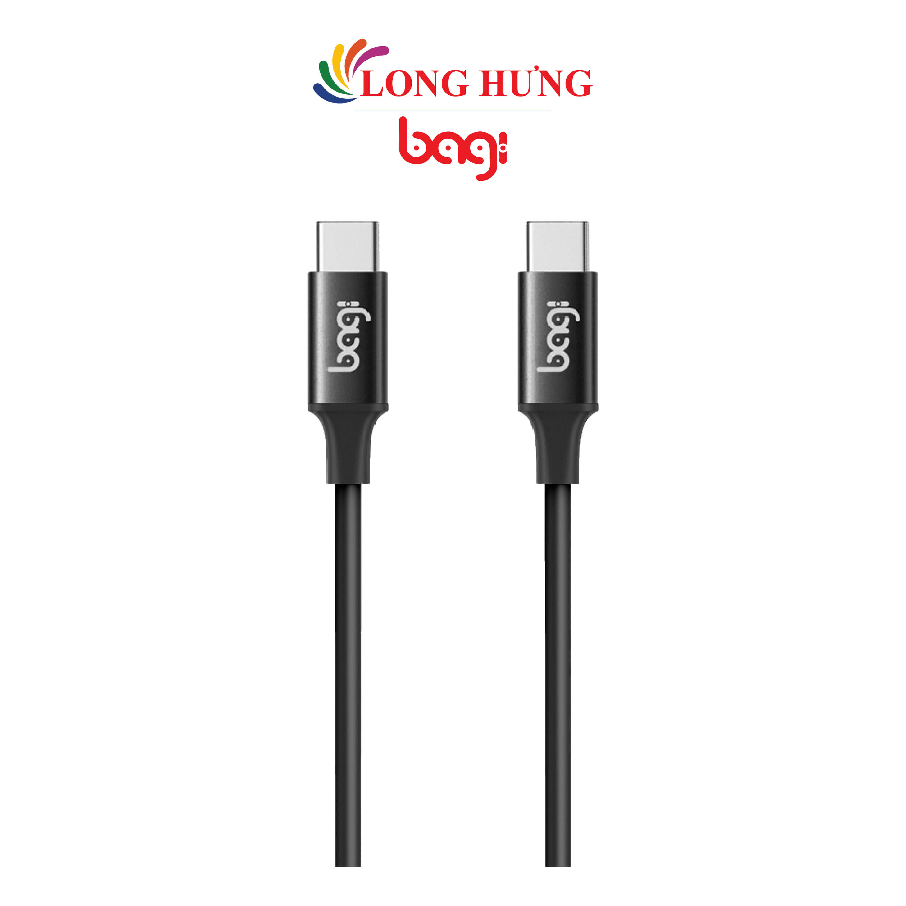 Cáp USB Type-C 3.1 to USB Type-C Bagi 1m PD-C100 - Hàng chính hãng