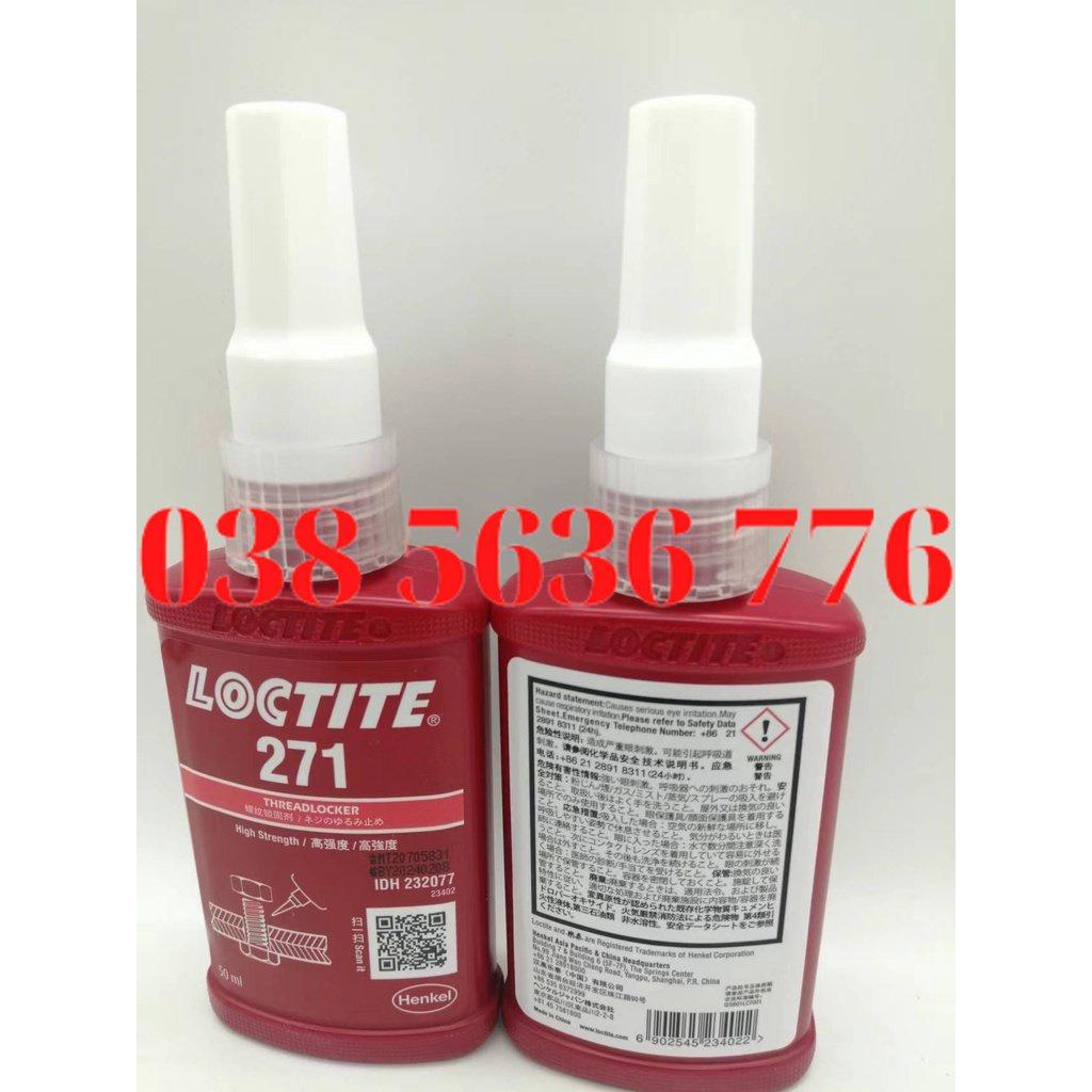 Keo Dán Kỵ Khí Henkel Loctite 271, Keo Dán Khóa Ren 50Ml/250Ml