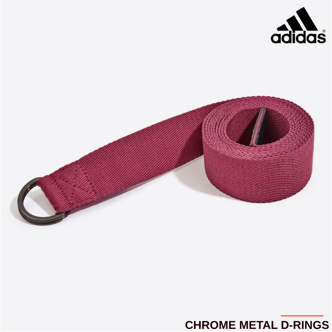 Dây Đai Yoga Chính Hãng ADIDAS ADYG-20201WP-NL Premium Yoga Strap, Dài 253 cm Hỗ Trợ Các Tư Thế Yoga