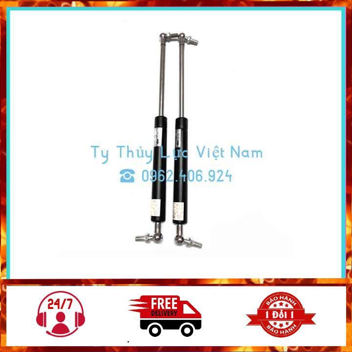 Bộ 2 Ty Thủy Lực, Ty Cốp Chịu Tải 300N - 30kg Dài 28cm