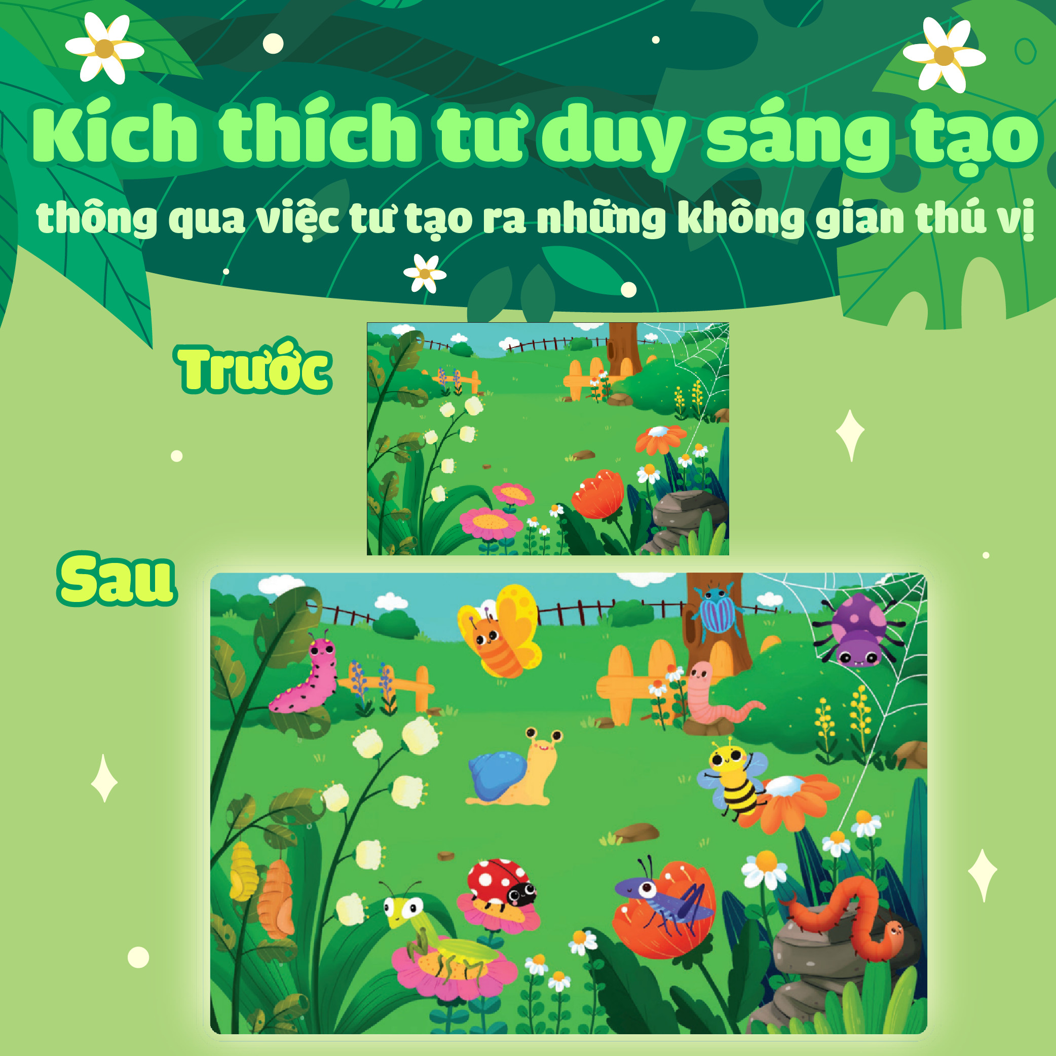 Sách trò chơi bóc dán - Cảm xúc Côn trùng