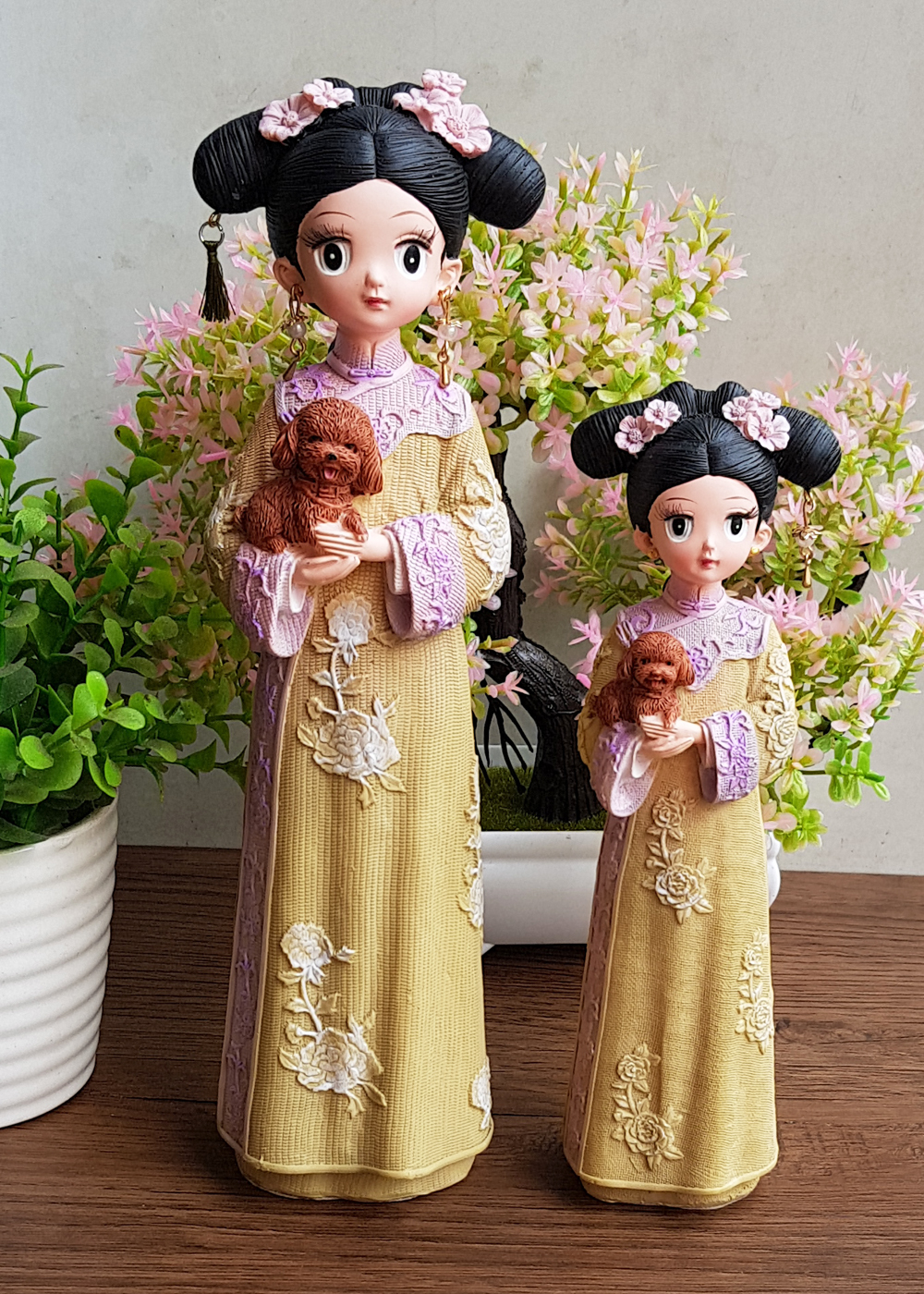 Tượng chibi thiếu nữ cổ trang mẫu 02