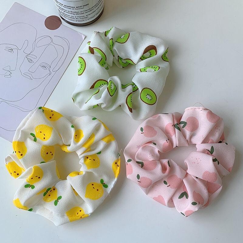 Dây Buộc Tóc Cực Xinh Phong Cách Hàn Dễ Thương_Sét 2 Chiếc