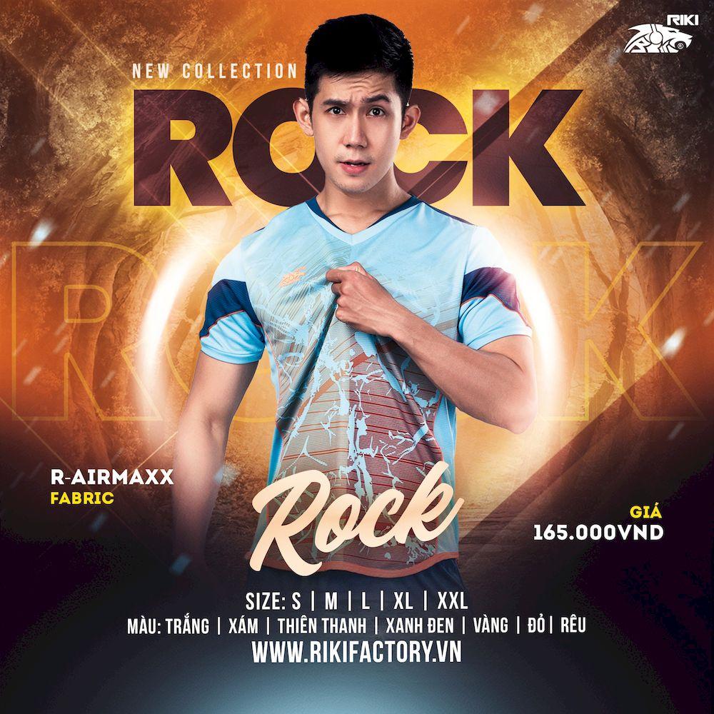 Đồ thể thao, đá banh, Quần áo bóng đá không logo Riki Rock - Dungcusport in tên số