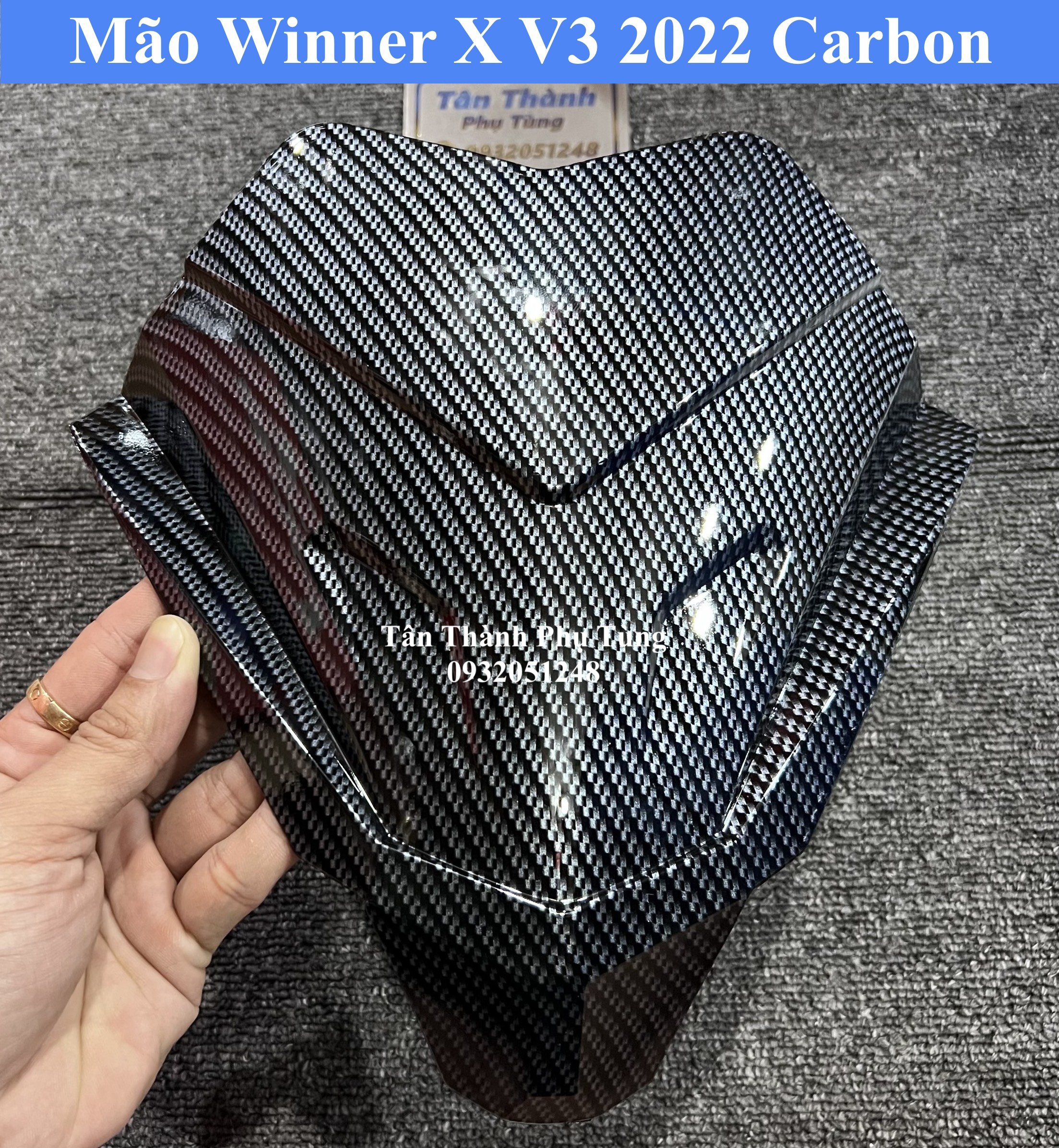 Mão dành cho Winner V3 2022 - Carbon
