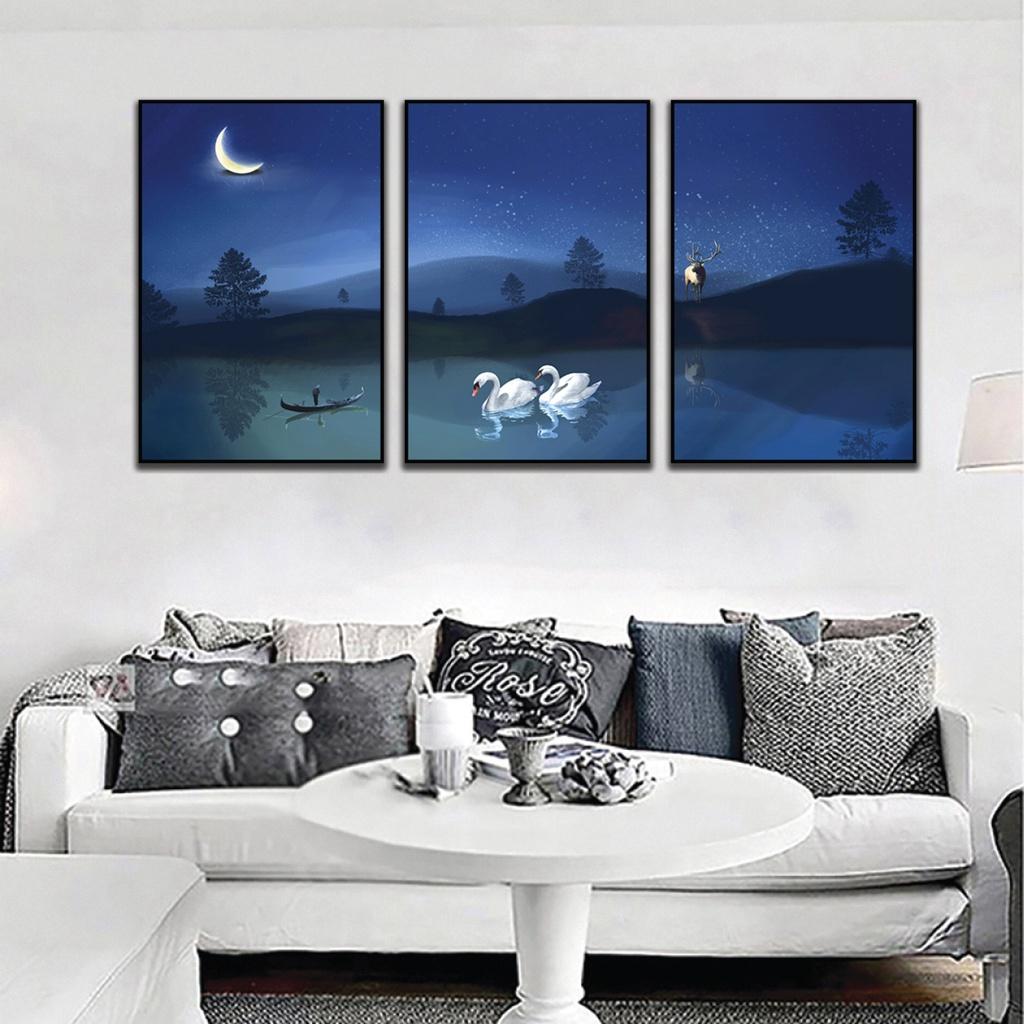 Tranh treo tường cổ điển, trang trí quán trà, phòng khách