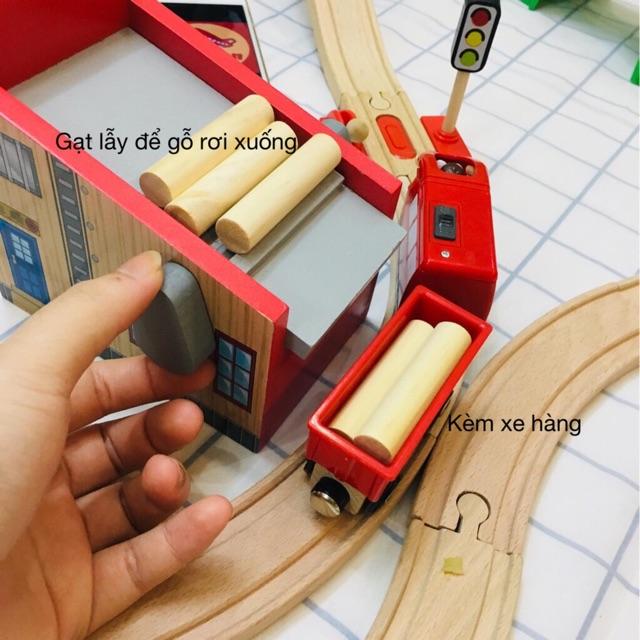 Đồ chơi mô hình xe lửa Thomas chi tiết NHÀ GA CAO CẤP