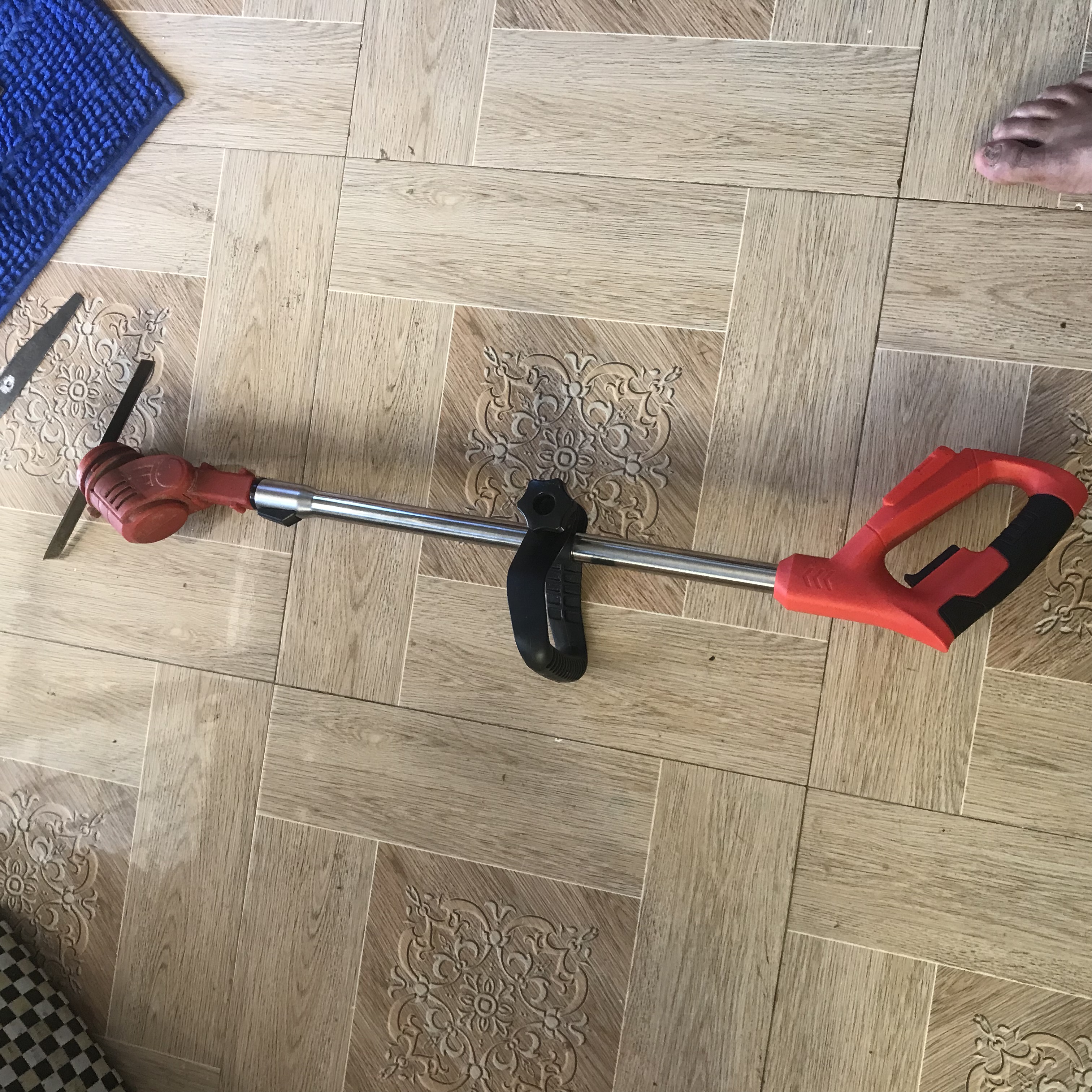 Lưỡi dao cắt cỏ mini bằng thép siêu cứng, lỗ 6mm, dài 24 cm, rộng 2cm