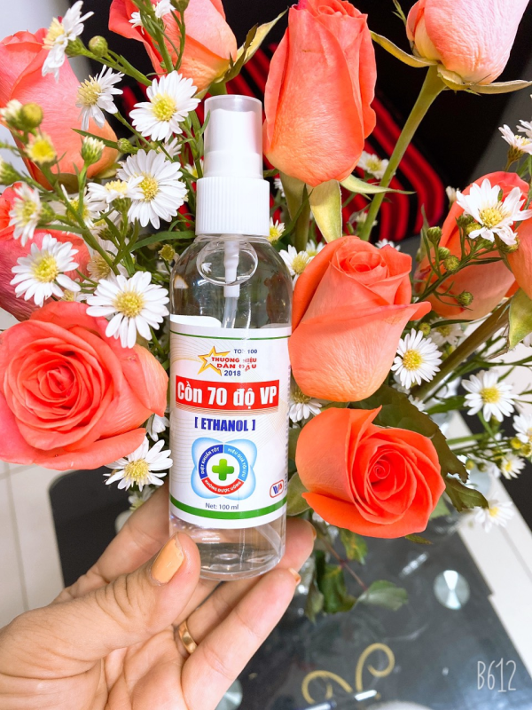 Combo 3 Chai Cồn Sát Khuẩn 70 Độ Vĩnh Phúc - Chai 100ml Tiện Lợi