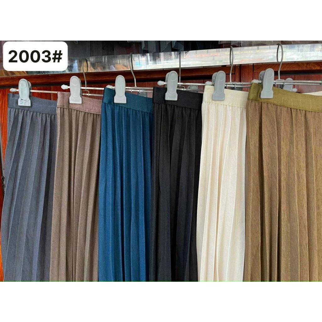 Chân Váy Xếp Ly Dáng Dài Nữ Tính