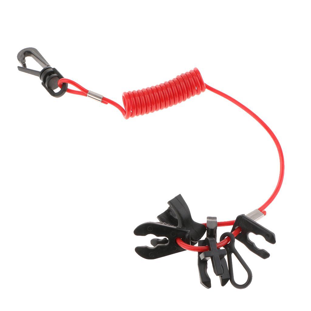 Universal Kill Switch 7 Keys Set Lanyar for Suzuki Outboard