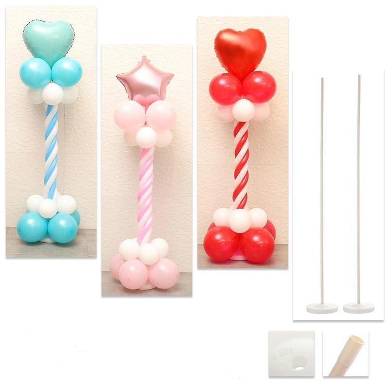 Bộ Bong Bóng Kèm Giá Đỡ Dùng Trang Trí Tiệc Sinh Nhật