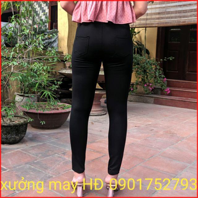 Quần Legging đính kiểu 100% chất umi hàn quảng châu ( size 40-69kg)